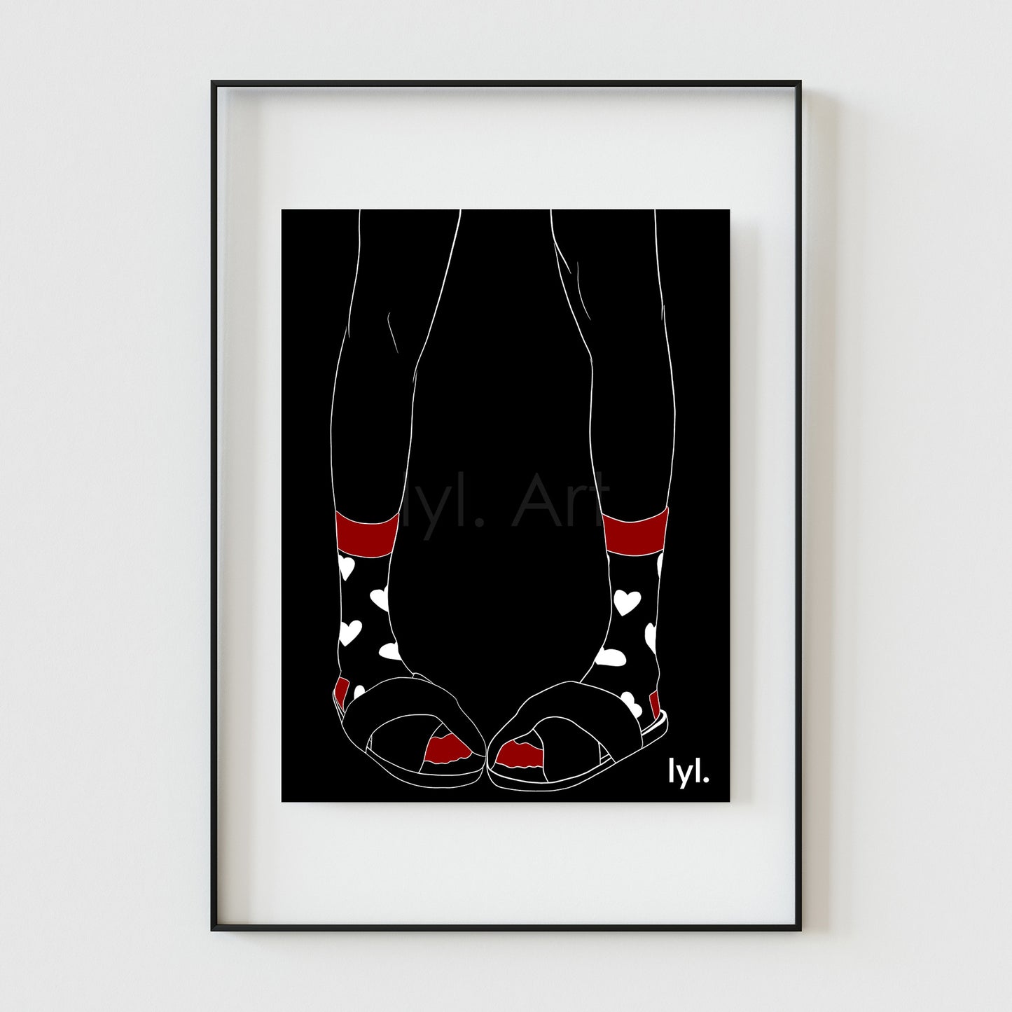 Coeurs aux pieds