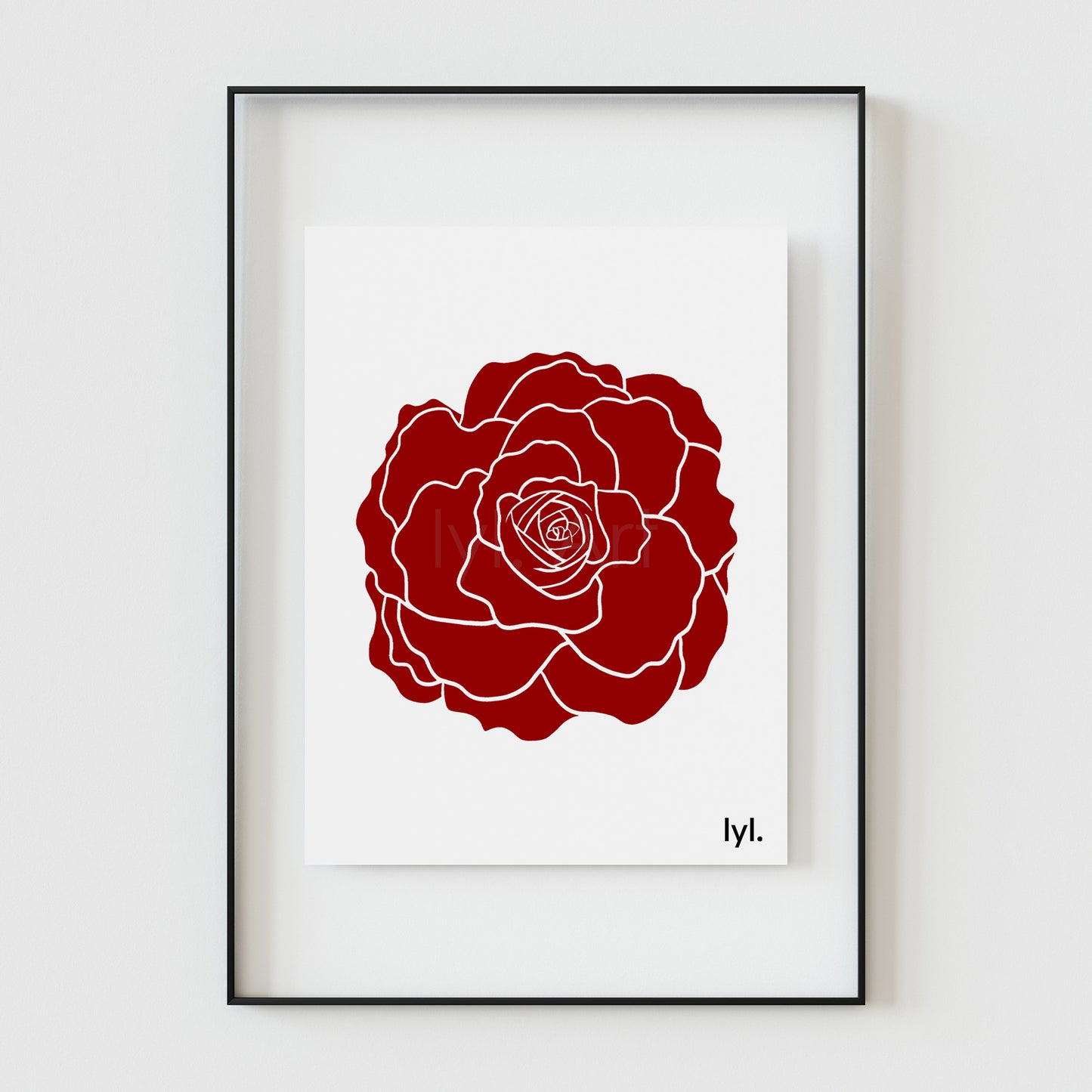 Rose rouge