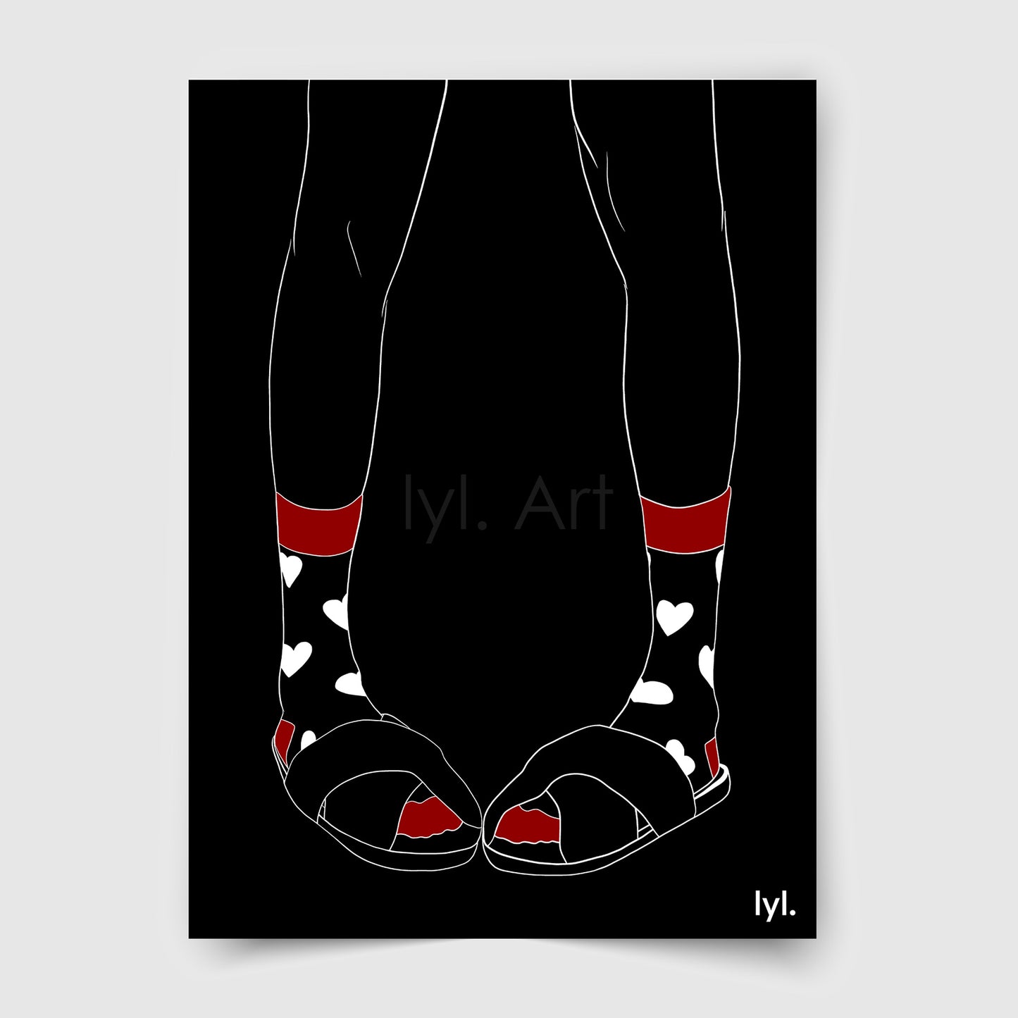 Coeurs aux pieds