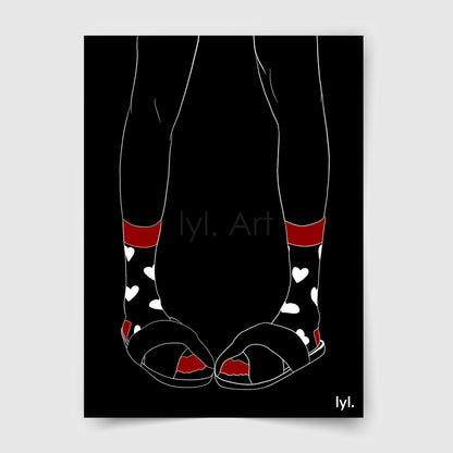 Coeurs aux pieds