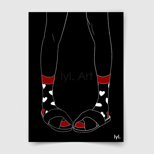 Coeurs aux pieds