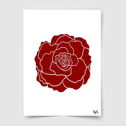 Rose rouge